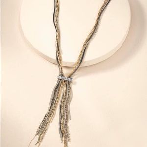 Bowie Fringe Lariat Necklace